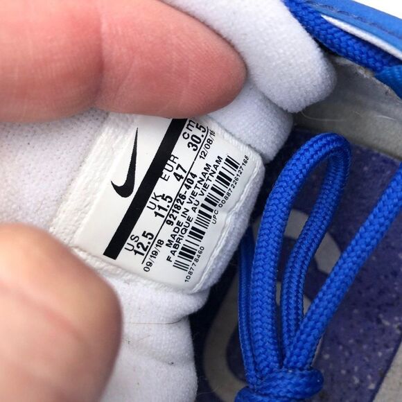 RARE 2019 Nike Air Max 97 Game Royal 'All Star Jersey' Size 12.5 - Picture 9 of 12